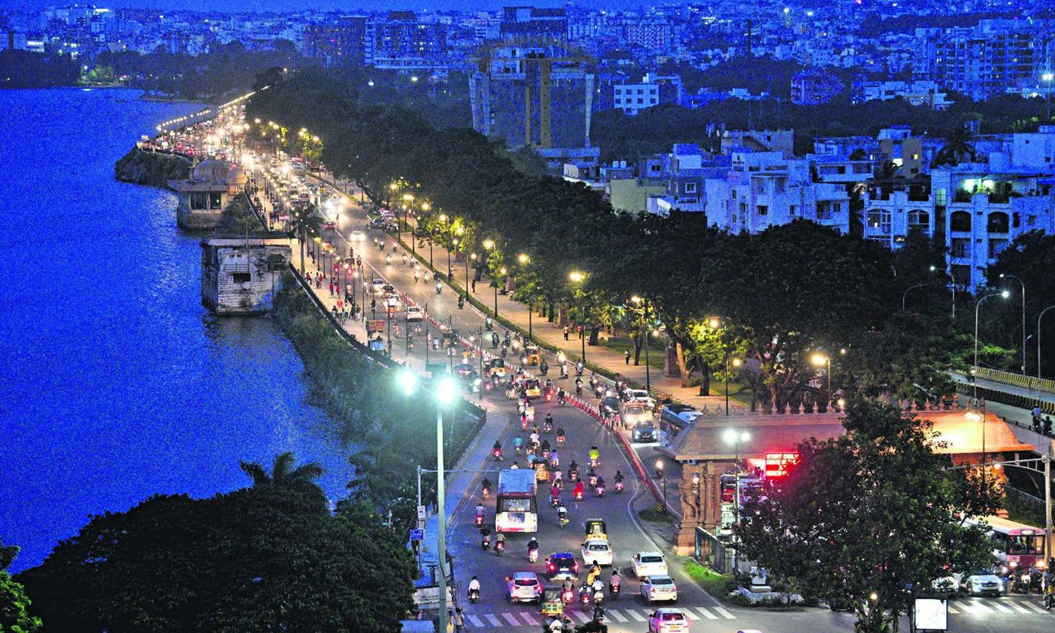 Road Around Hussain Sagar Lake Becomes Tourism Necklace Of Hyderabad