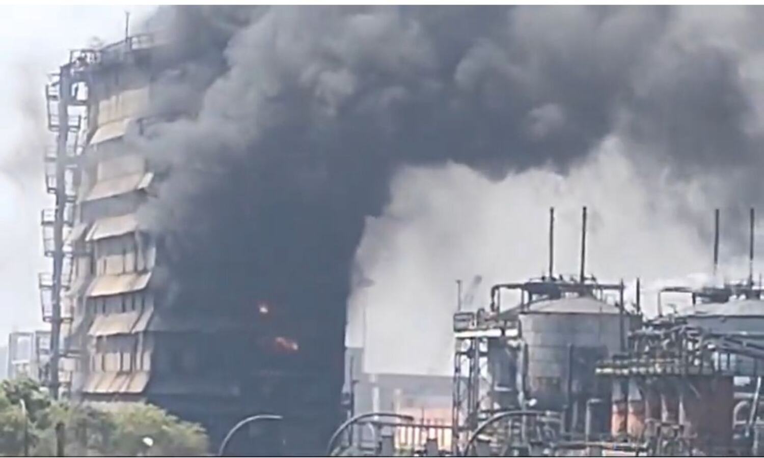 Major Fire In Visakhapatnam Steel Plant Machinery Gutted