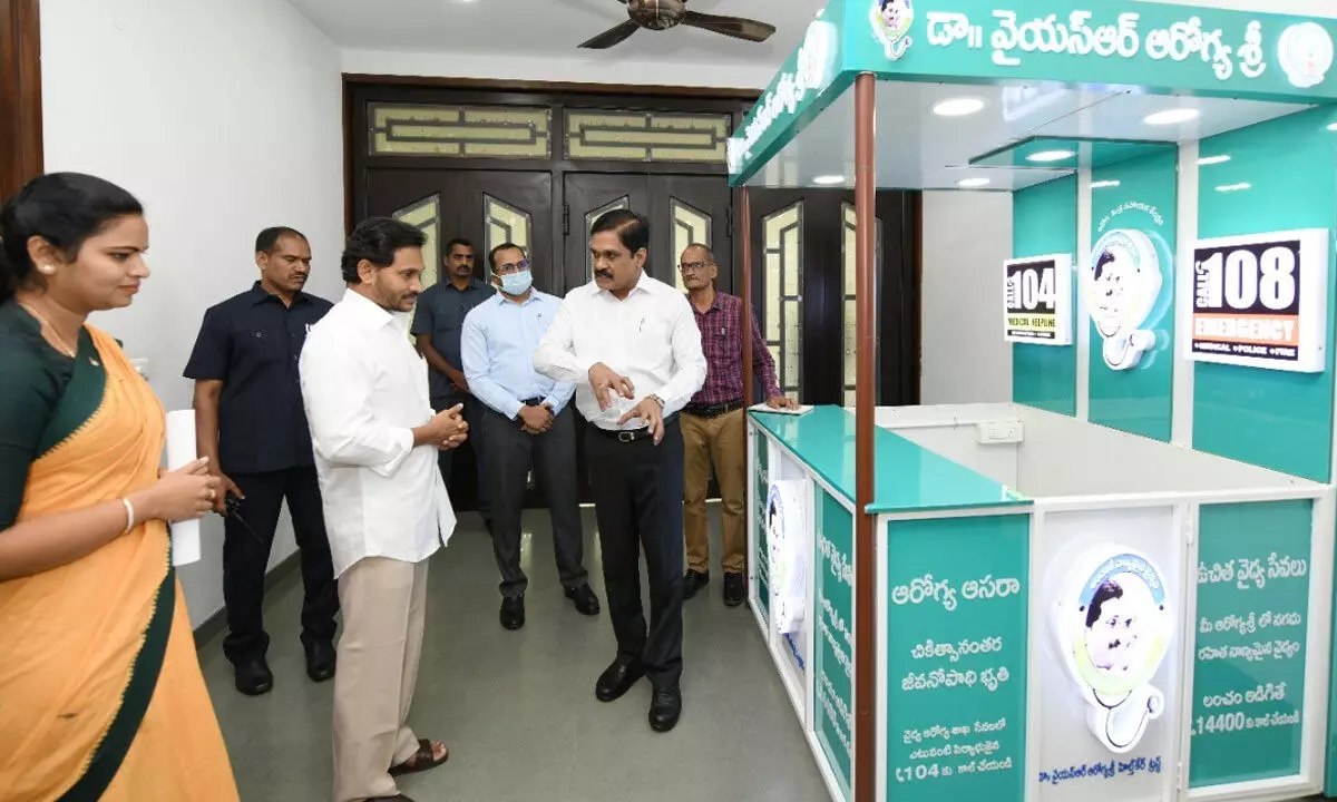 Jagan reviews AP govt’s medical, health schemes