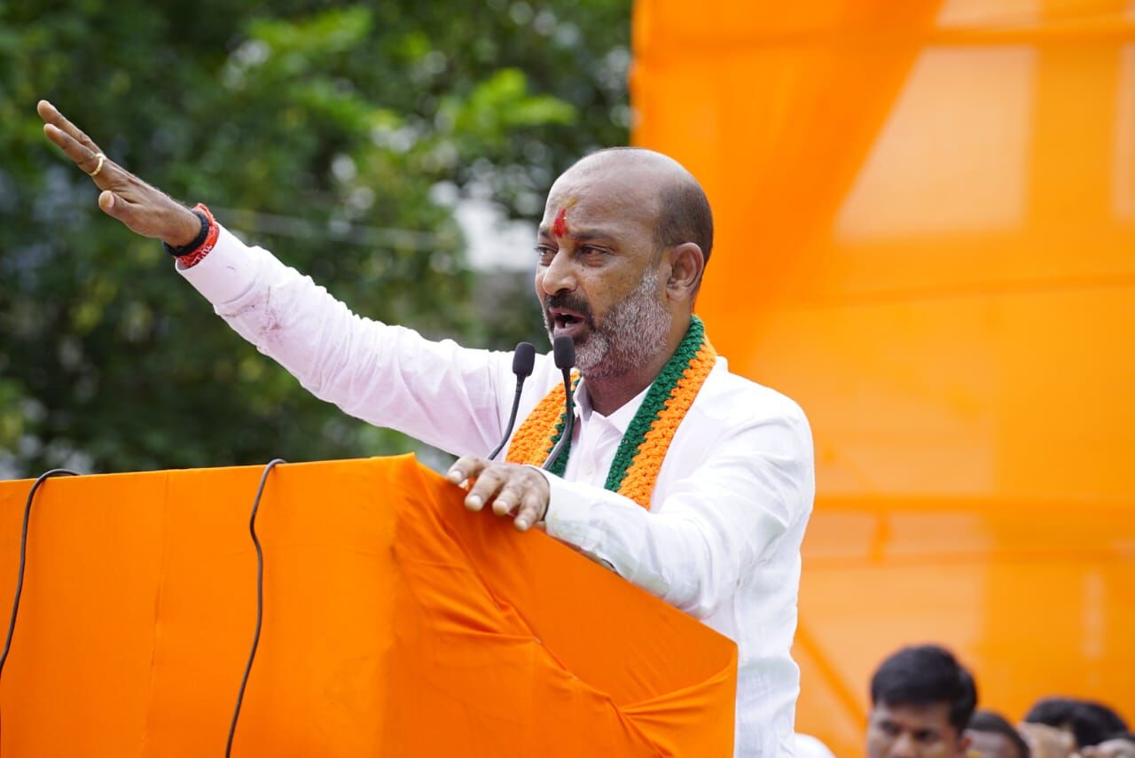 BJP Is For Development, TRS Playing Communal Politics: Bandi Sanjay