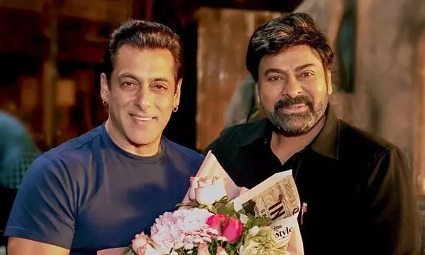 Salman Khan and Chiranjeevi