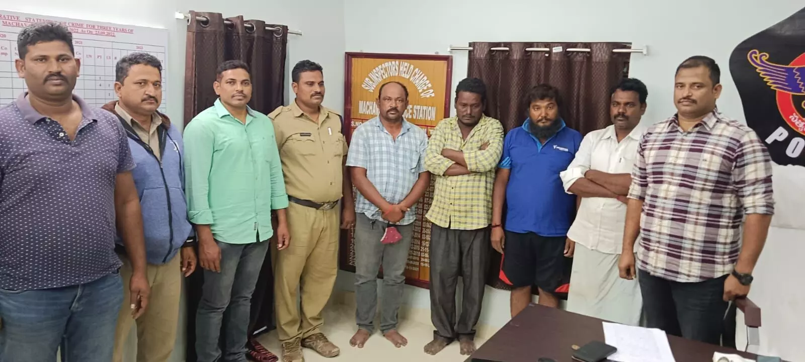 Four arrested for carrying out excavations for hidden treasure in Palanadu
