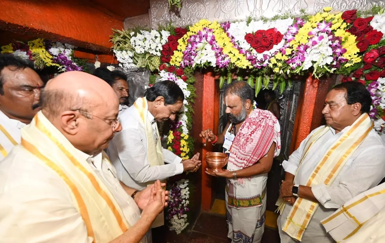 KCR announces Rs 500 cr more for Kondagattu Anjanna temple development