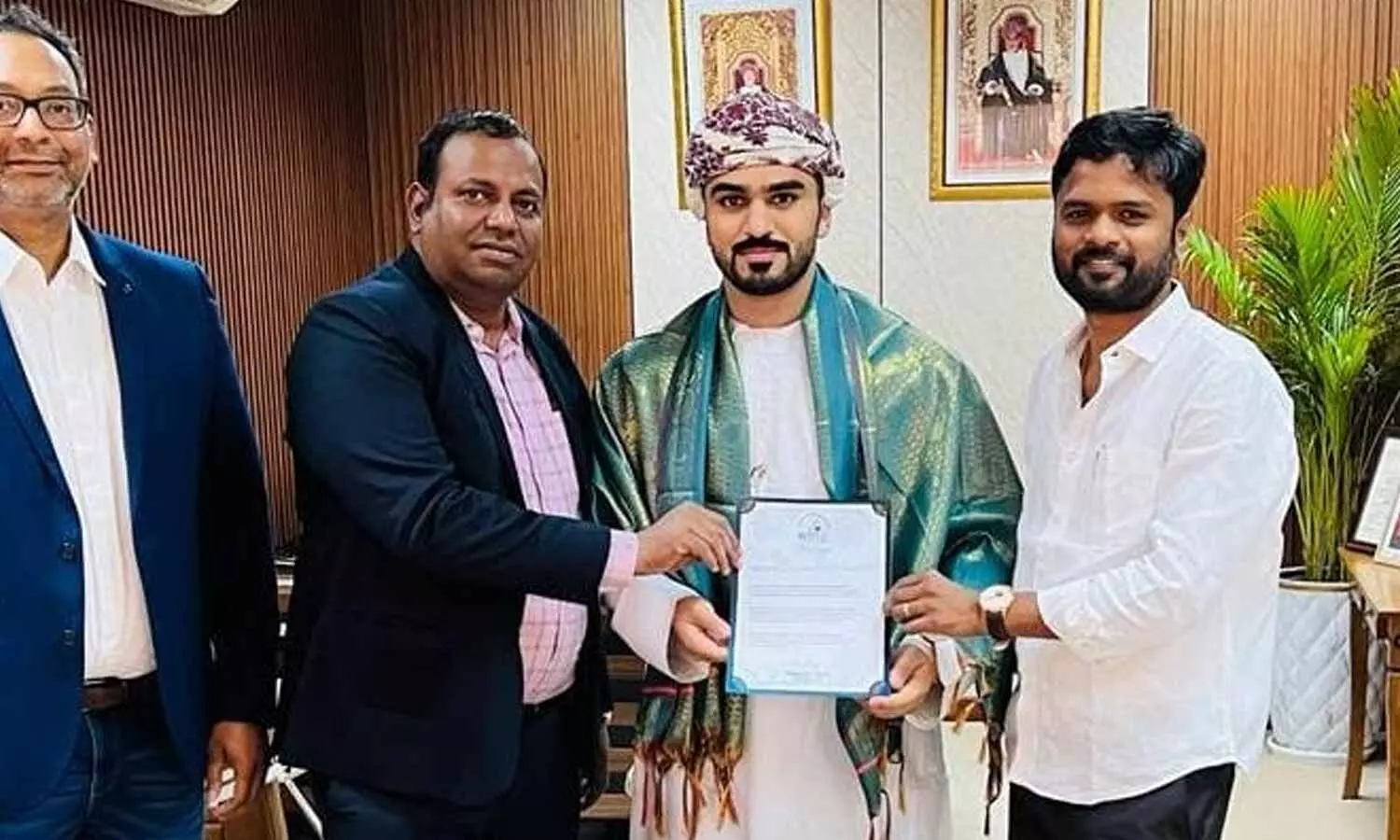 Oman Sultan’s family to visit Telugu States
