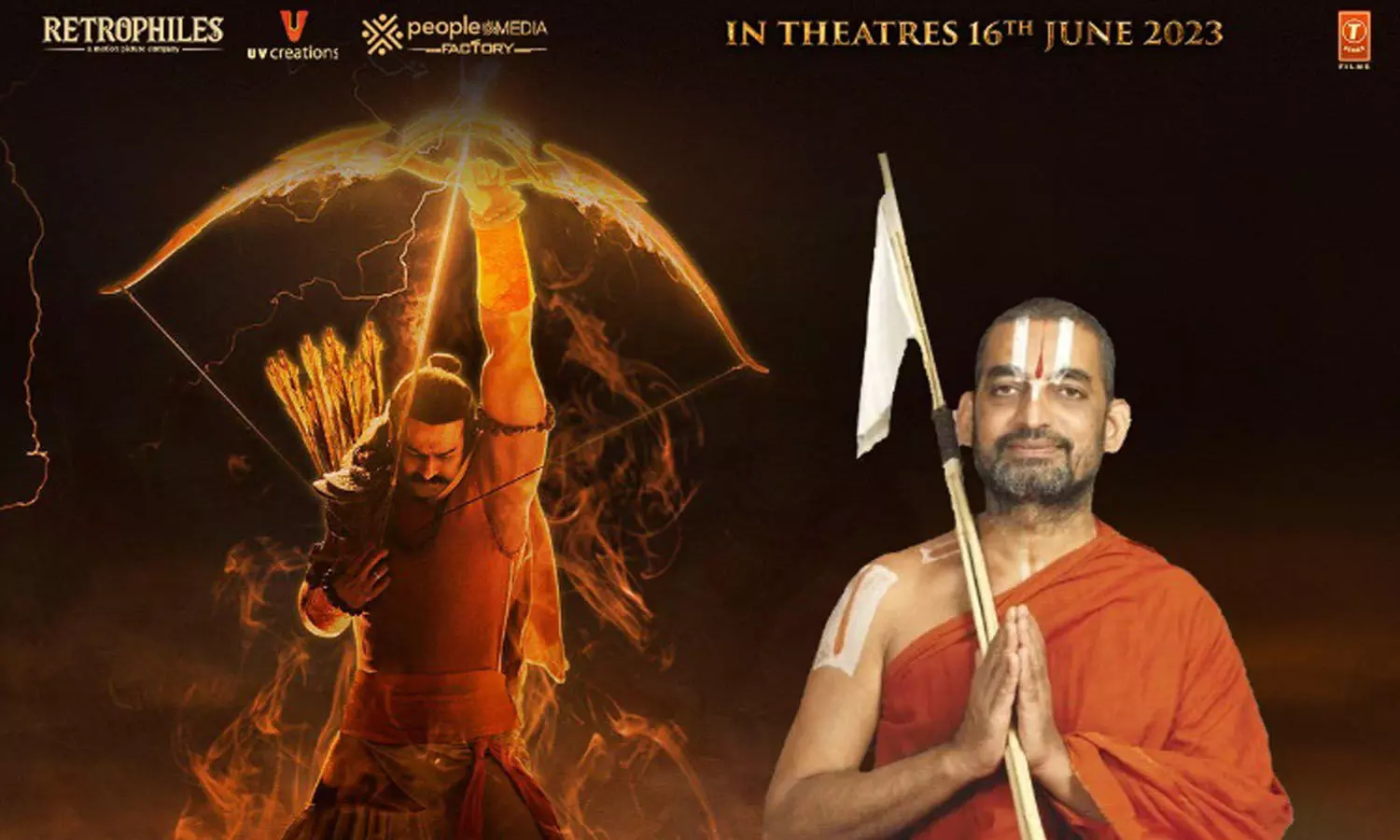 Chinna Jeeyar Swami as chief guest for Adipurush pre-release event