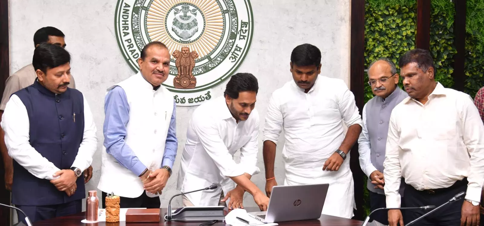 YS Jagan virtually opens Godrej Agrovet in Chintalapudi, lays stone for 3 firms