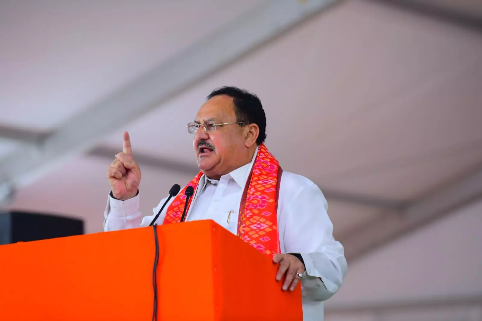 JP Nadda calls people to end ‘corrupt rule’ of BRS in Telangana