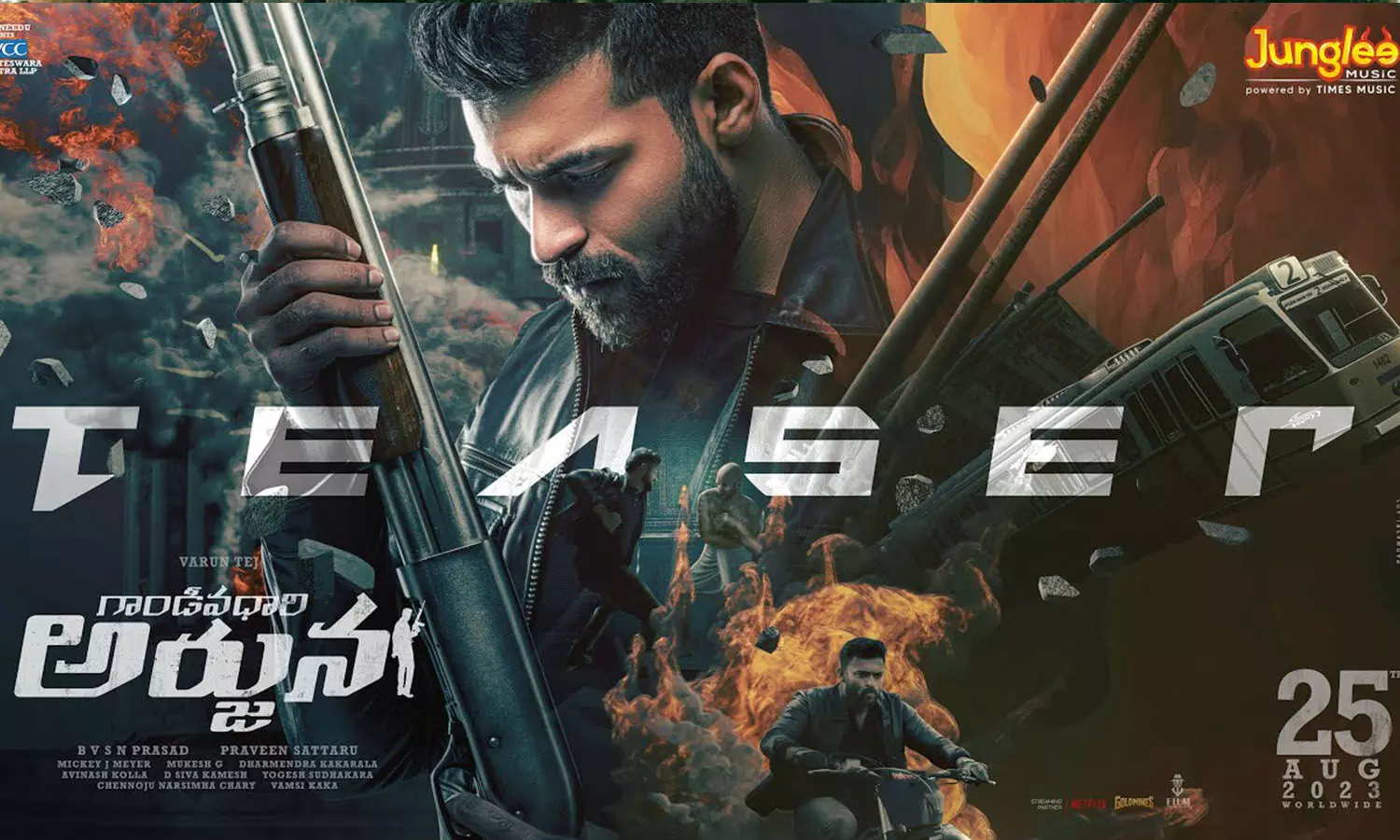 Gandeevadhari Arjuna Teaser: Varun Tej dons an action-packed character in this thriller