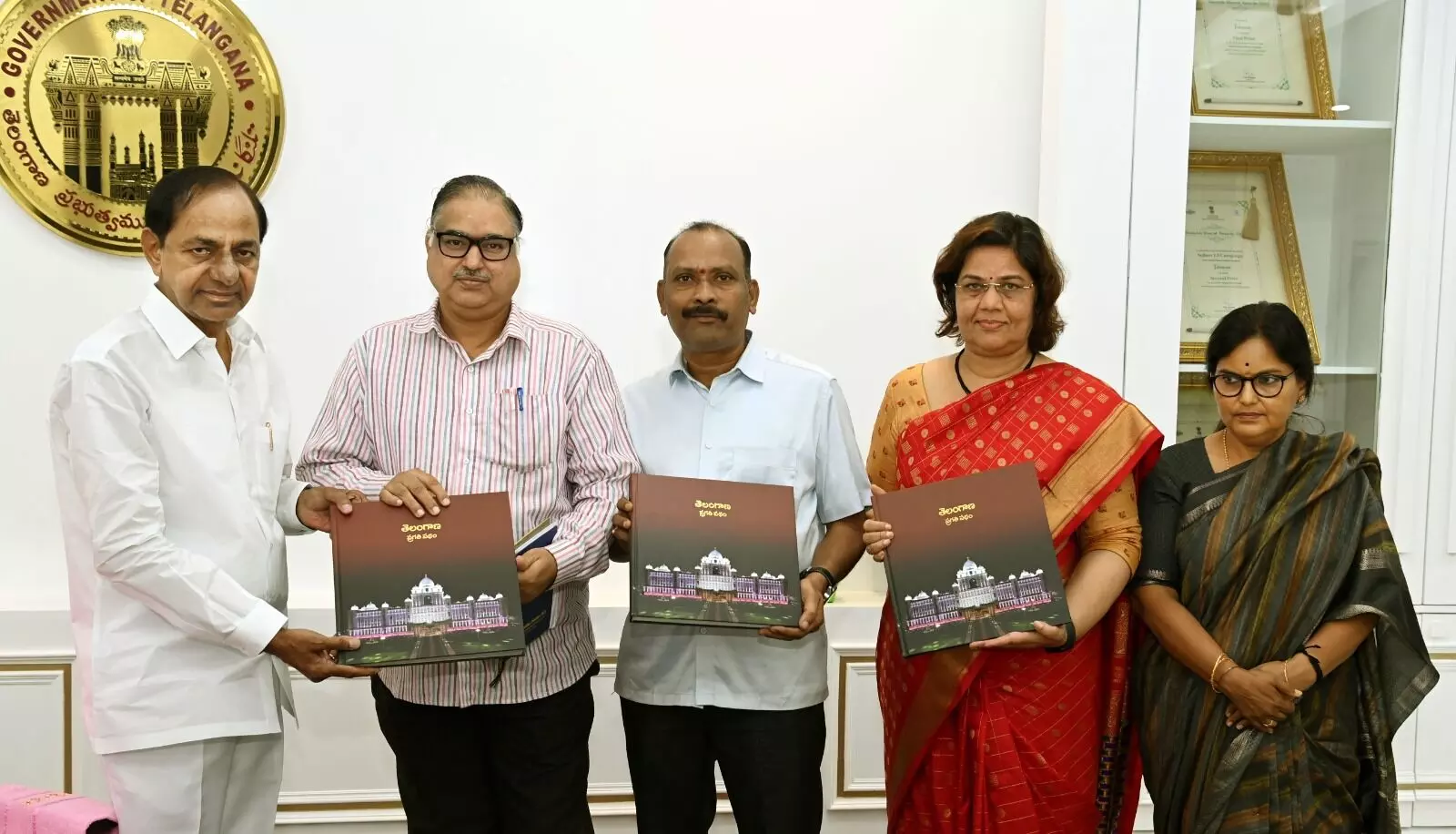 KCR launches Telangana Pragathi Patham book, says it answers all critics