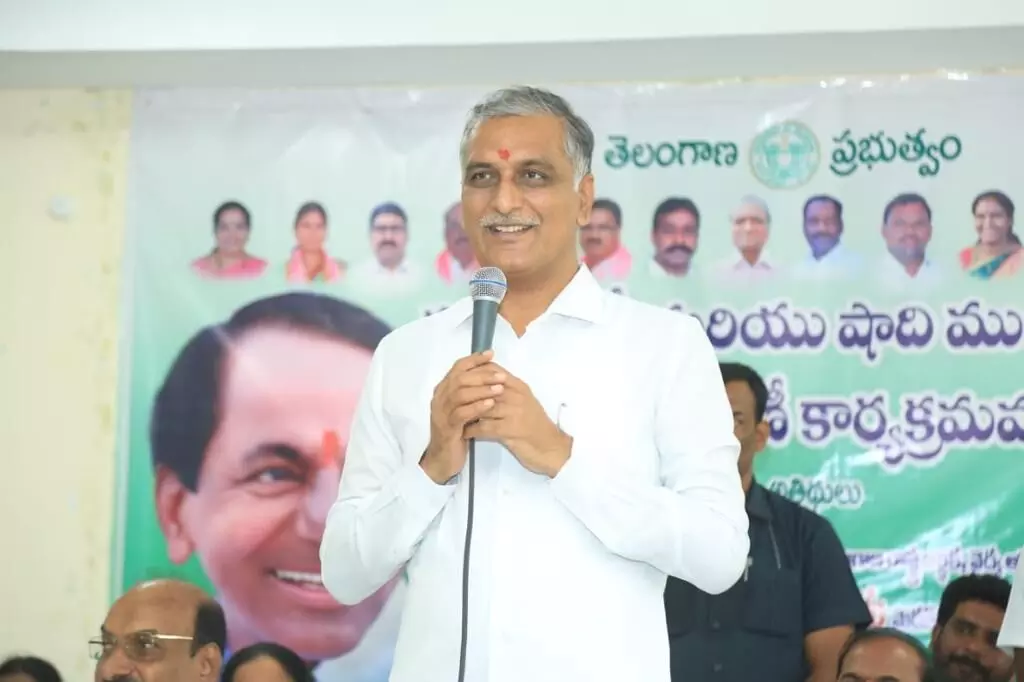 Revanth Reddy protege of Chandrababu; Kishan Reddy patronised by Kiran Kumar Reddy, says Harish Rao