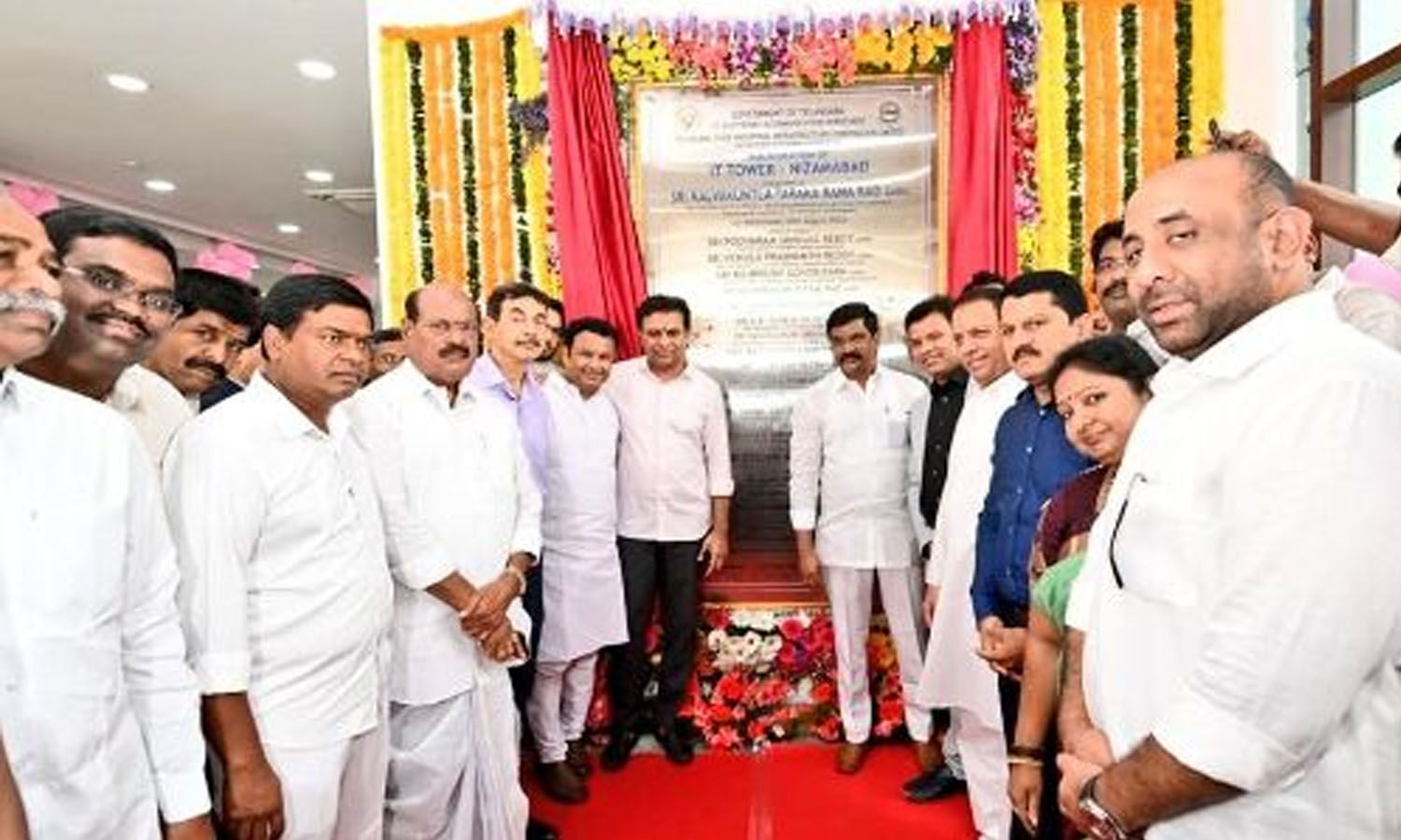 KTR inaugurates Nizamabad’s IT Tower, Nalgonda and Adilabad next