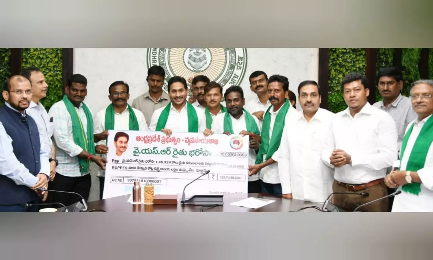 YS Jagan releases Rs 109 crore for Rythu Bharosa to 1.46 lakh tenant farmers