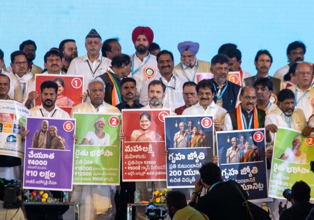 Congress Rs. 2.56-lakh Cr Guarantees To Push Telangana Into Financial ...