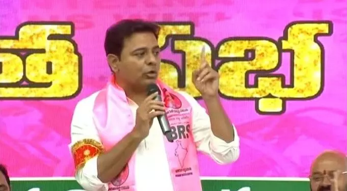 Differently-abled pension in Congress-ruled Chattisgarh Rs 200, in Modi’s Gujarat Rs 600 in KCR’s Telangana Rs 4,016: KTR