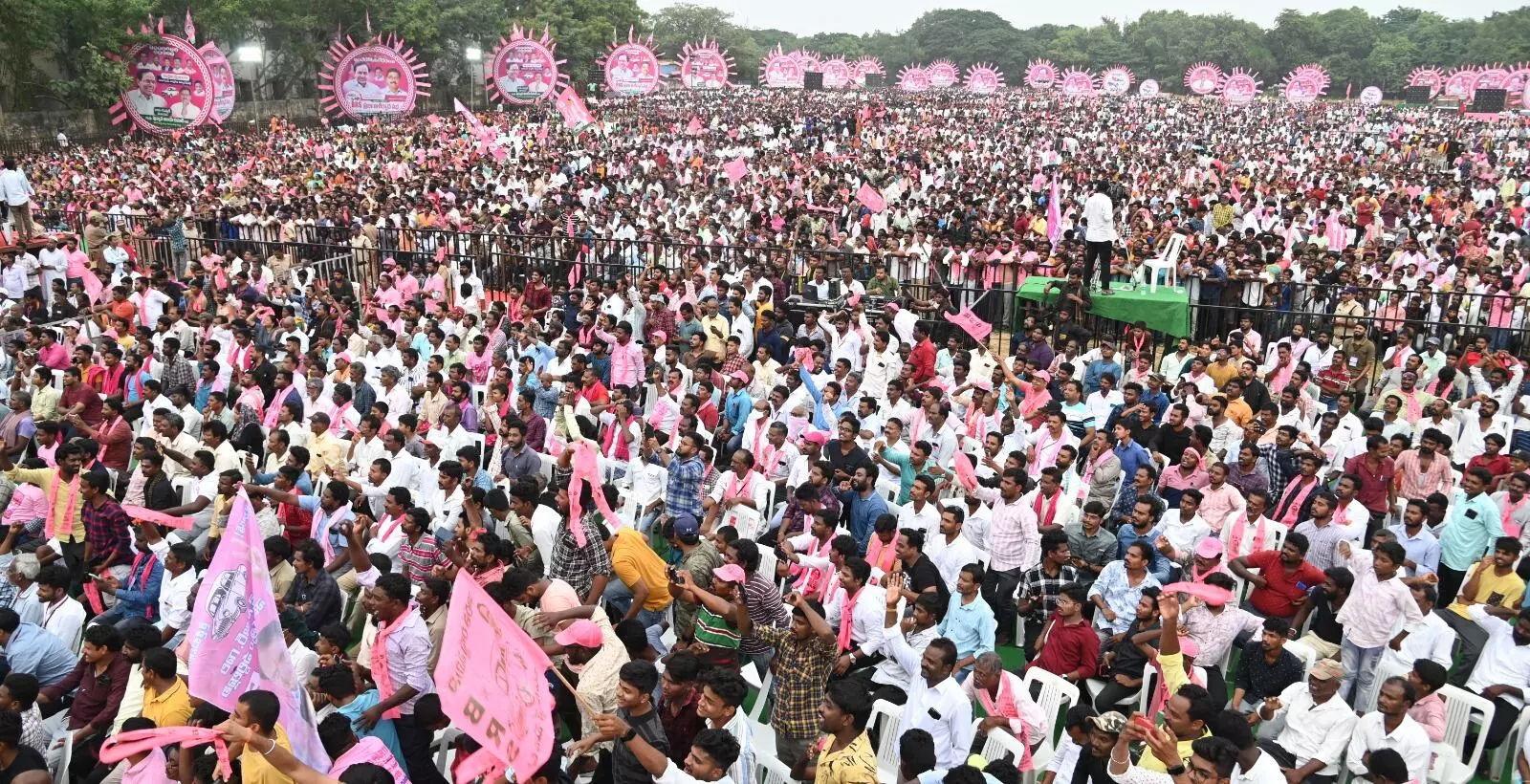 KCR, team way ahead in campaigning, Congress trying to catch up, BJP lagging behind