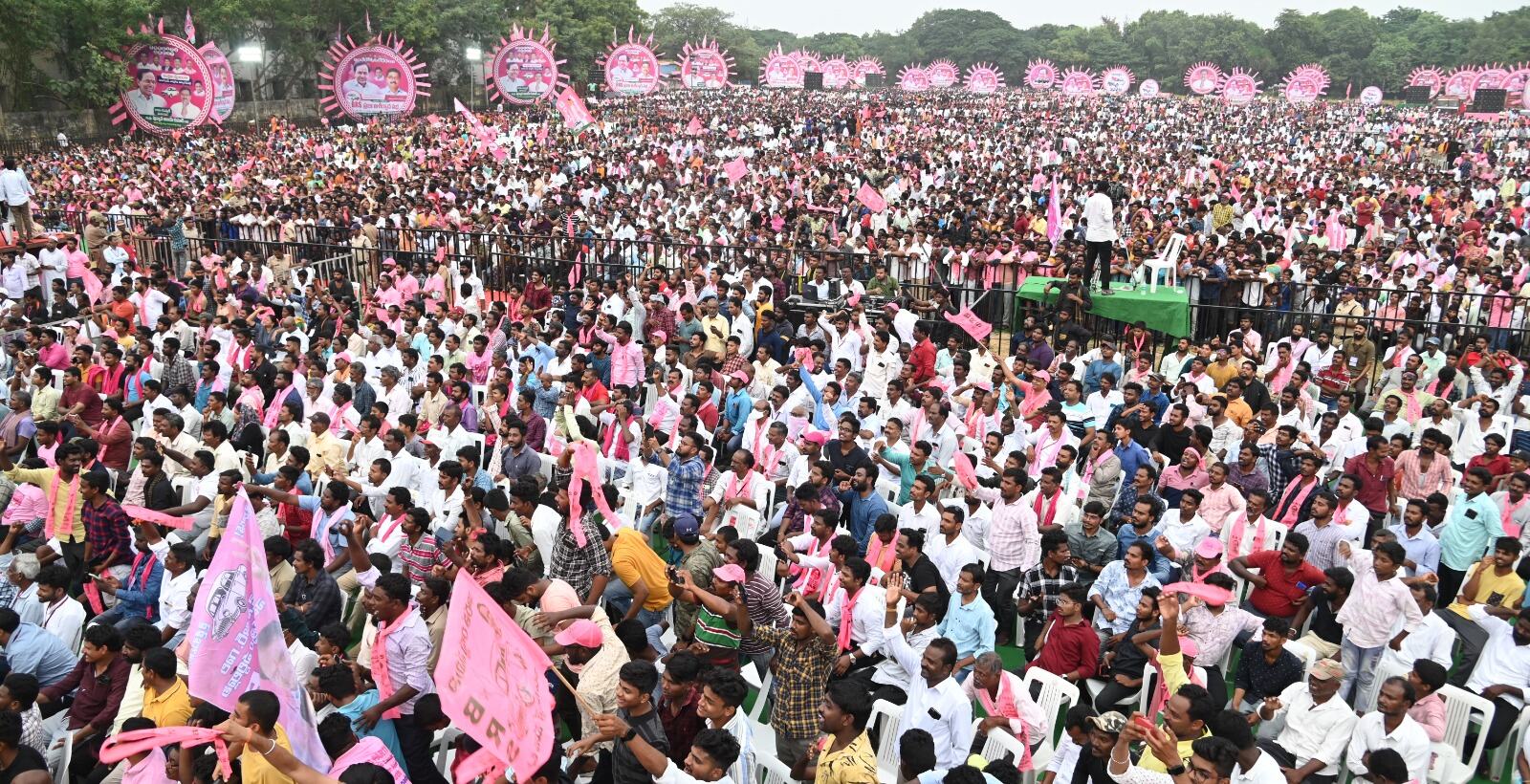 Election campaign rally at Kodangal - Bharat Rashtra Samithi