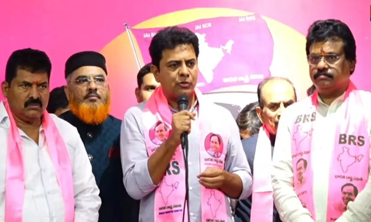 Congress minority declaration made by BJP, to divide them from BCs: KTR