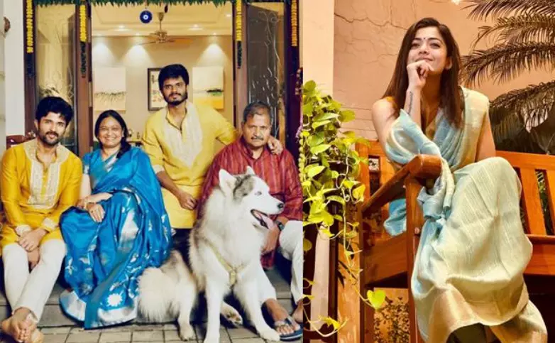 Talk of the town: Vijay Deverakonda and Rashmika Mandanna celebrated Diwali together