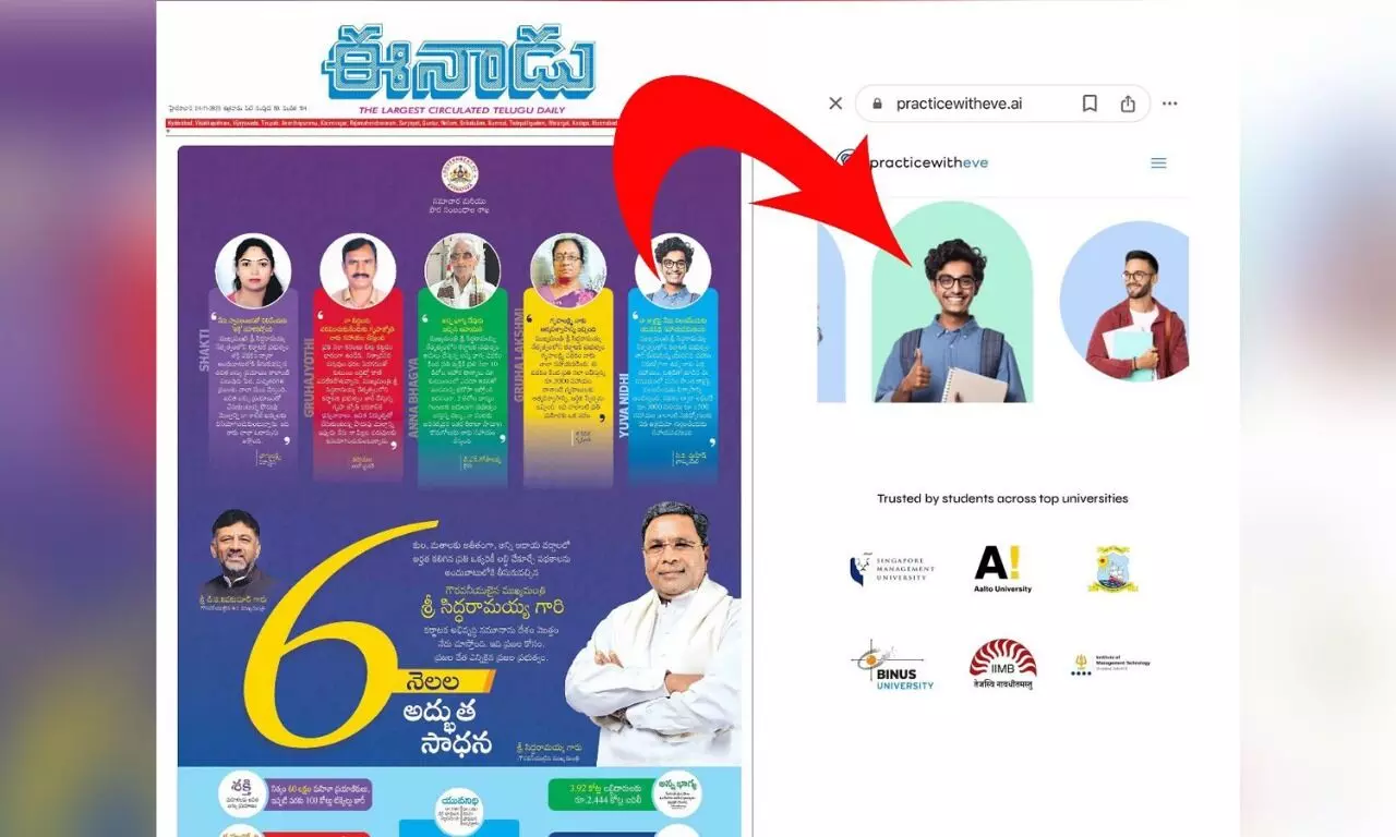 Telangana Elections 2023: Young model as beneficiary in Congress ads draws criticism