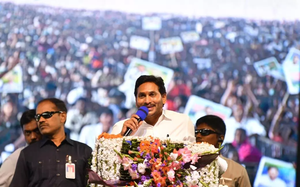 Jagan warns people to be wary of TDP, Jana Sena, unholy electoral alliances for political gains