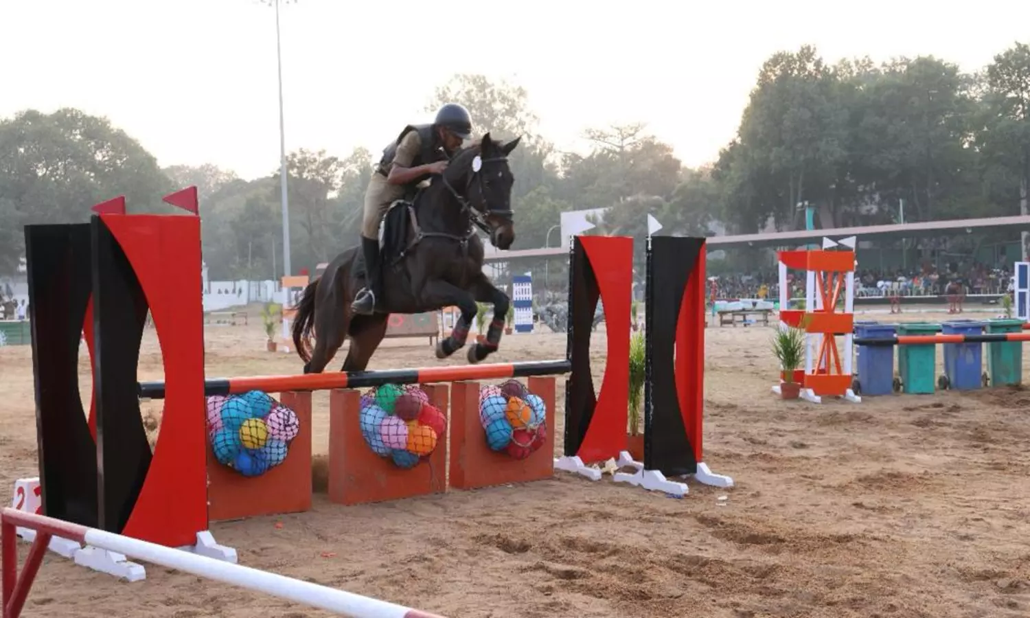 All-India police equestrian championship contest ends at SVP National Police Academy