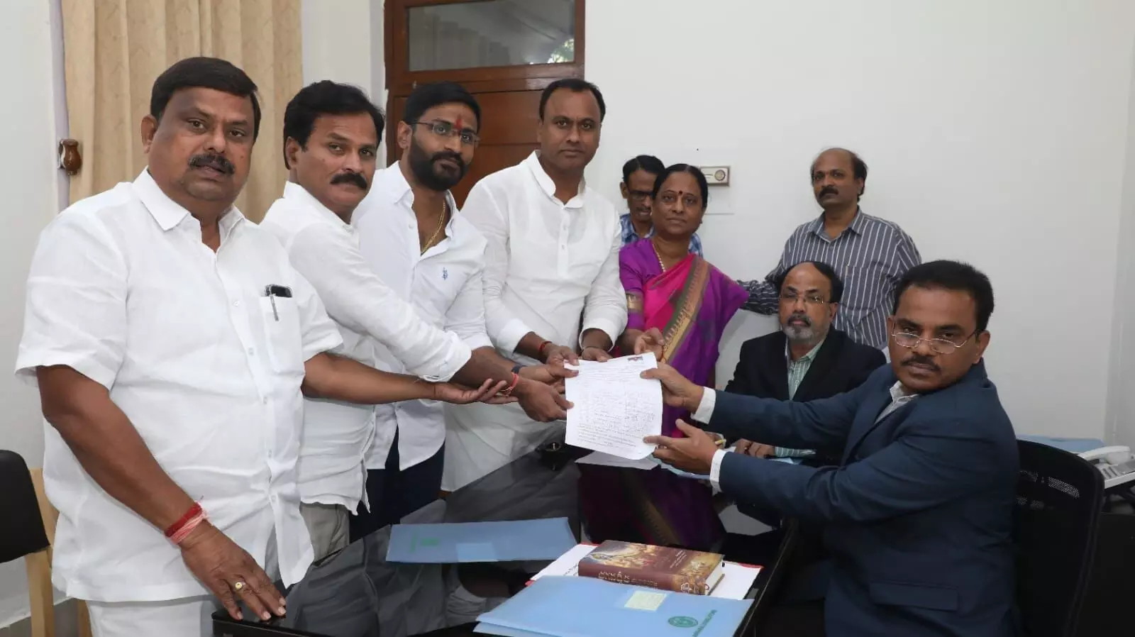 Congress MLC candidates file nominations for by-elections