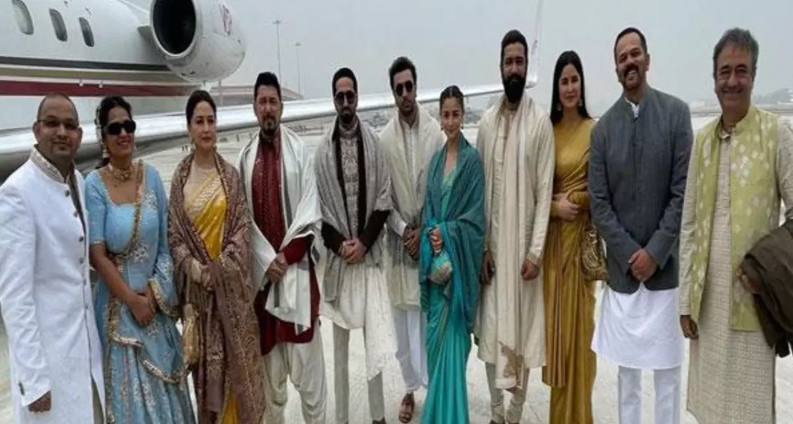 Movie Celebrities Who Are At Ayodhya Right Now!