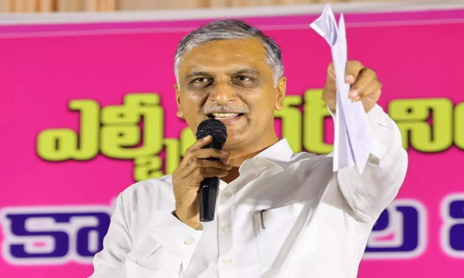 Revanth lacks knowledge, charges baseless, says Harish Rao objecting to use of foul words by CM