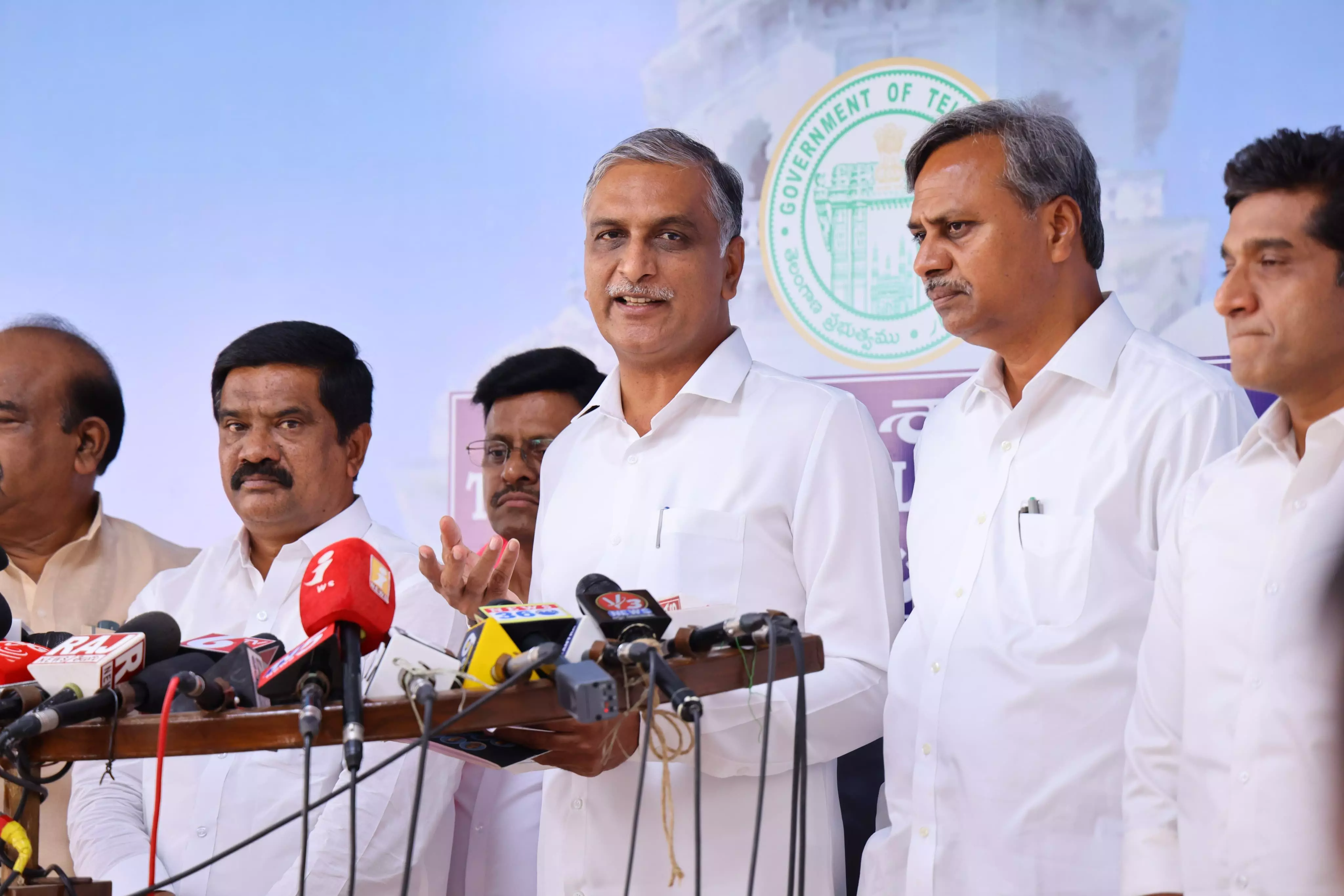 Govt failed in making sufficient allocations for its lofty promises, budget bunch of lies: Harish Rao