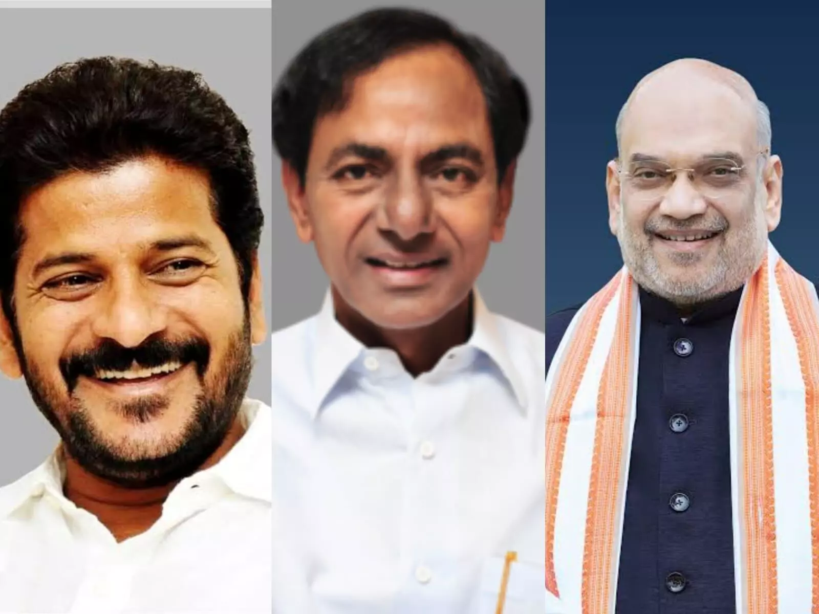 Revanth vs KCR vs Amit Shah on March 12 in Telangana