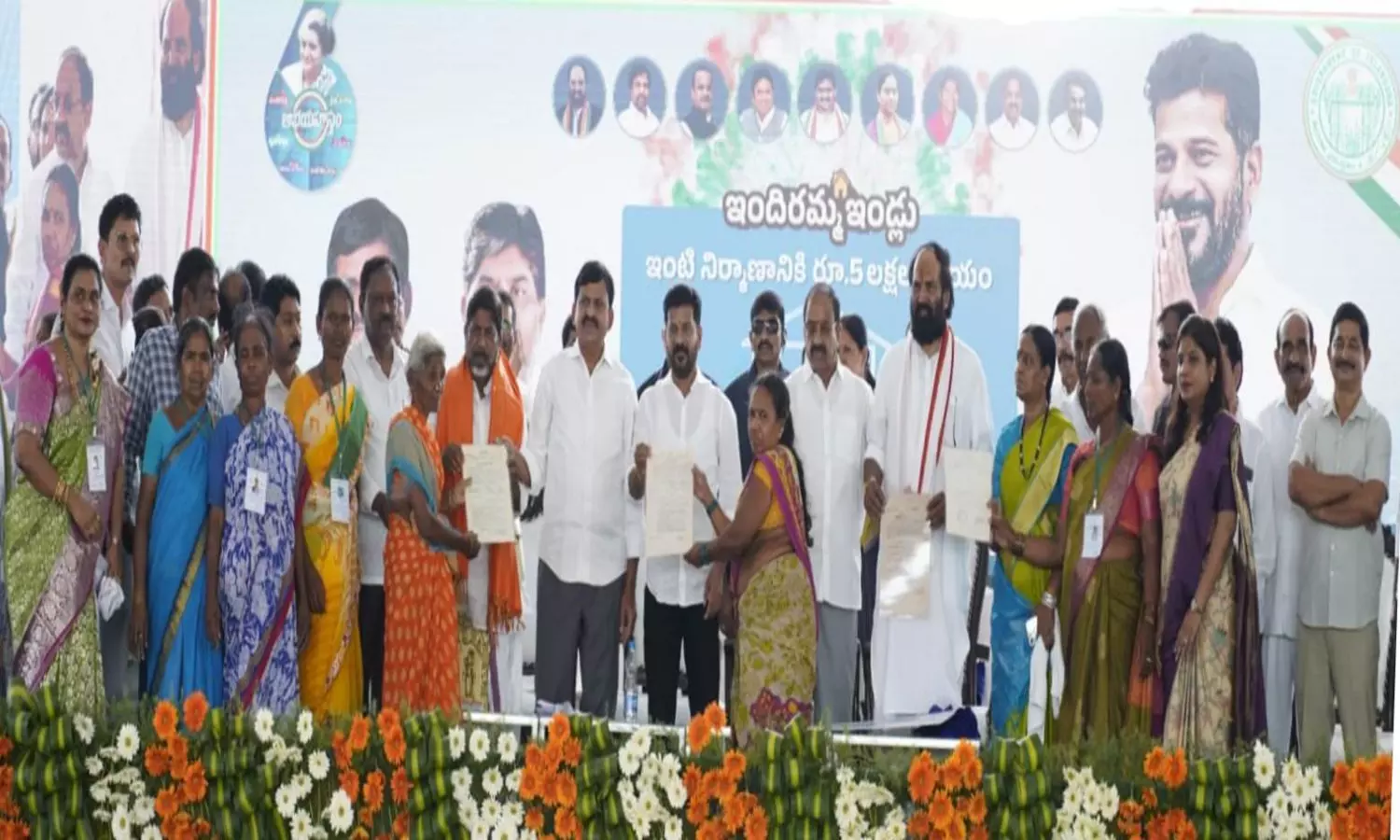 Revanth Reddy launches Indiramma Indlu housing scheme in Bhadrachalam