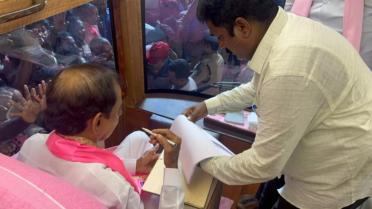 Election Commission bans KCR from campaigning for 48 hours