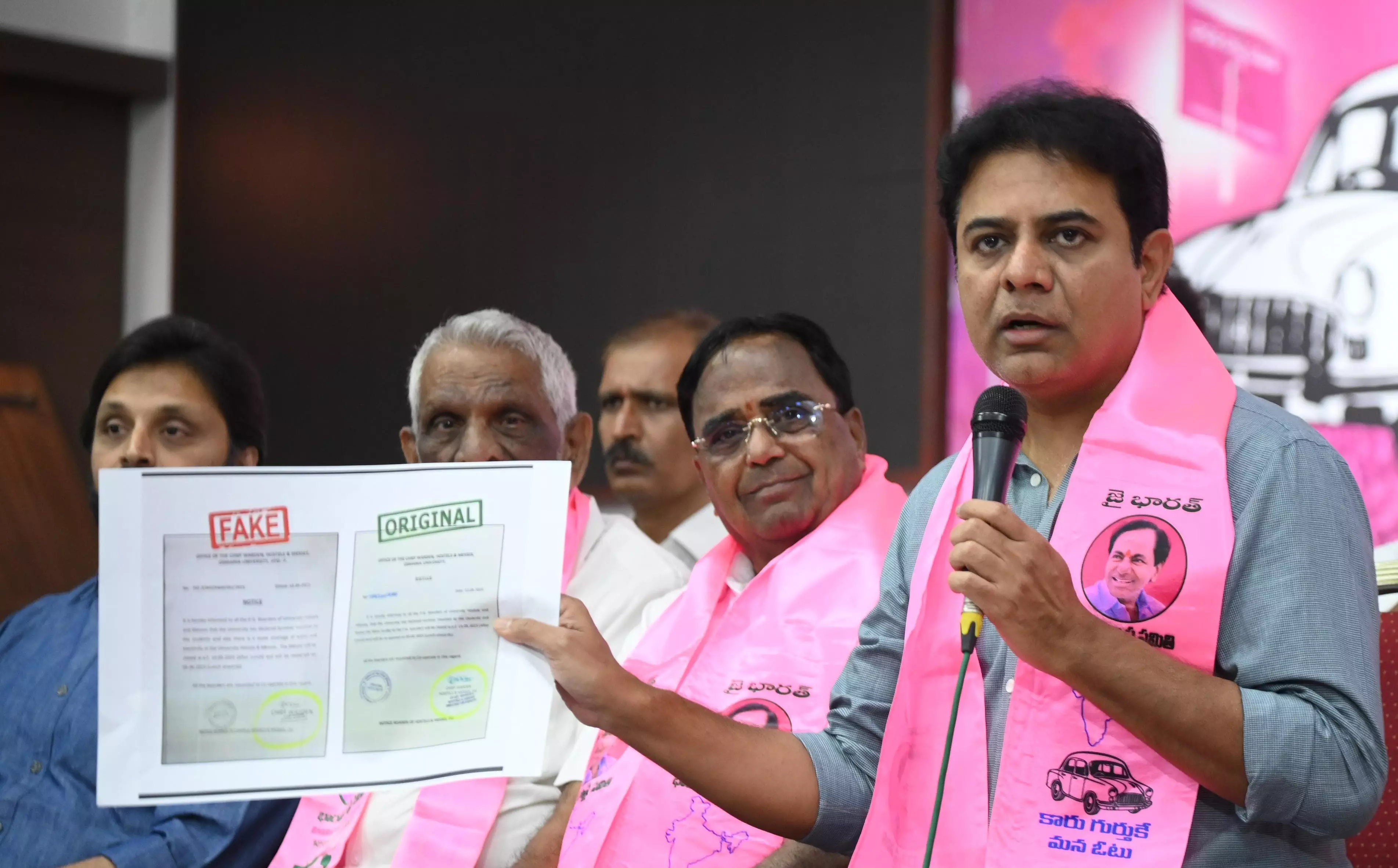 KTR wants ECI action on Revanth Reddy, immediate release of Krishank