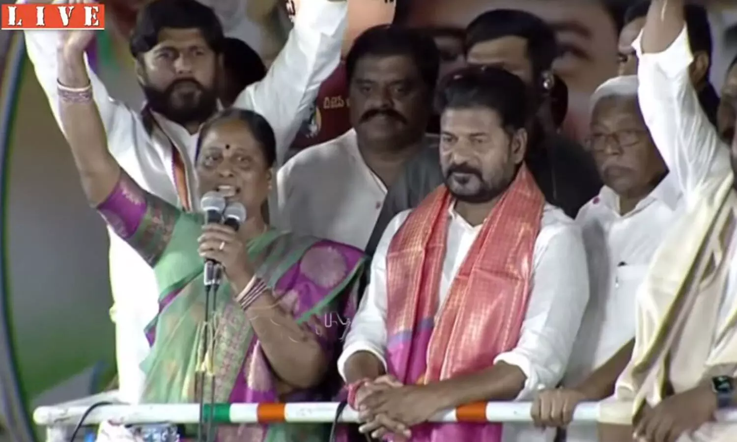 Minister Konda Surekha invokes caste, urges people to cast 10 votes each; Revanth Reddy remains muted