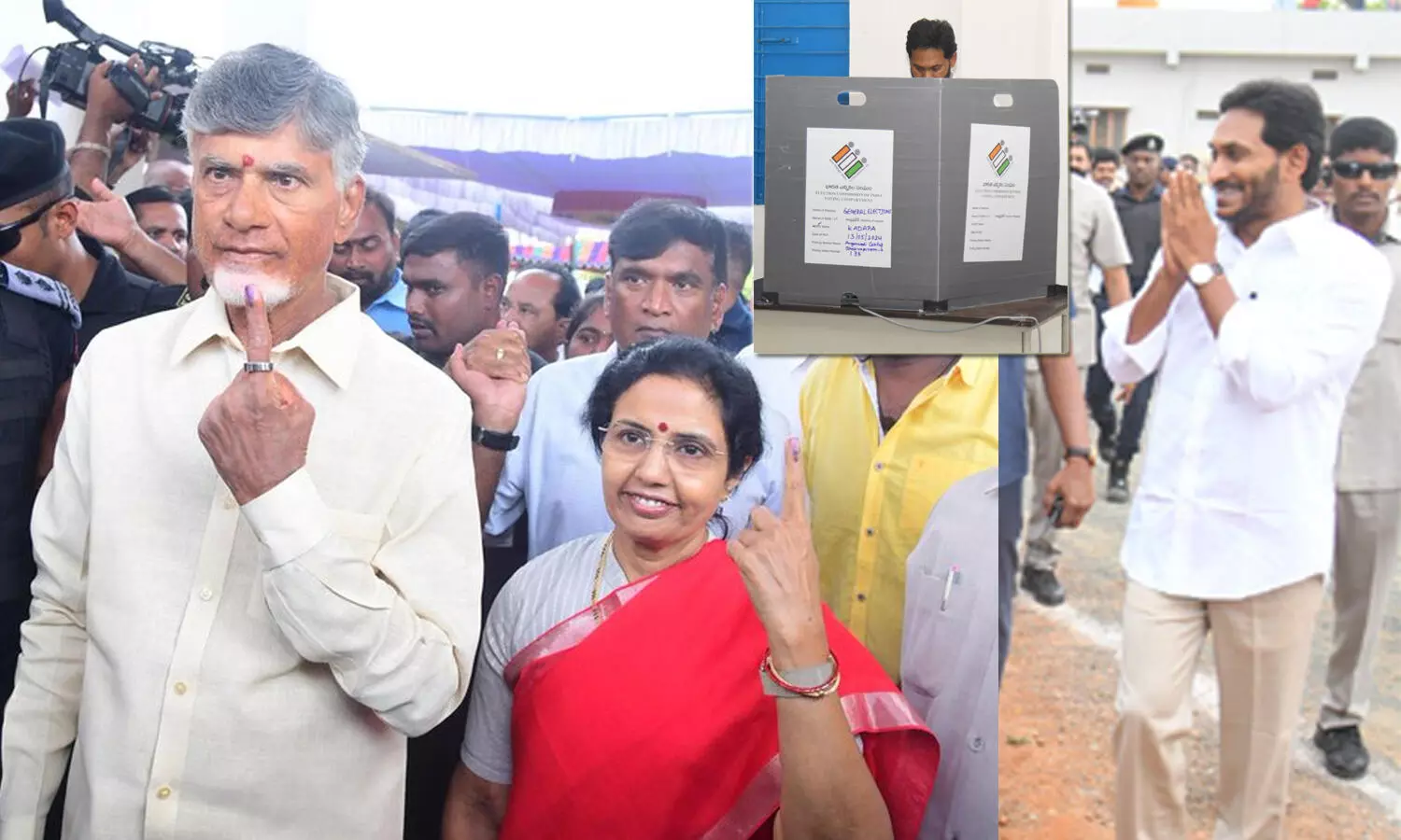 Andhra Pradesh: Women, elders turn out in large numbers, YS Jagan, Chandrababu cast votes