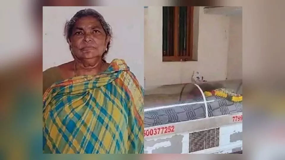 Children obstruct 80-year-old mothers funeral over property dispute in Suryapet