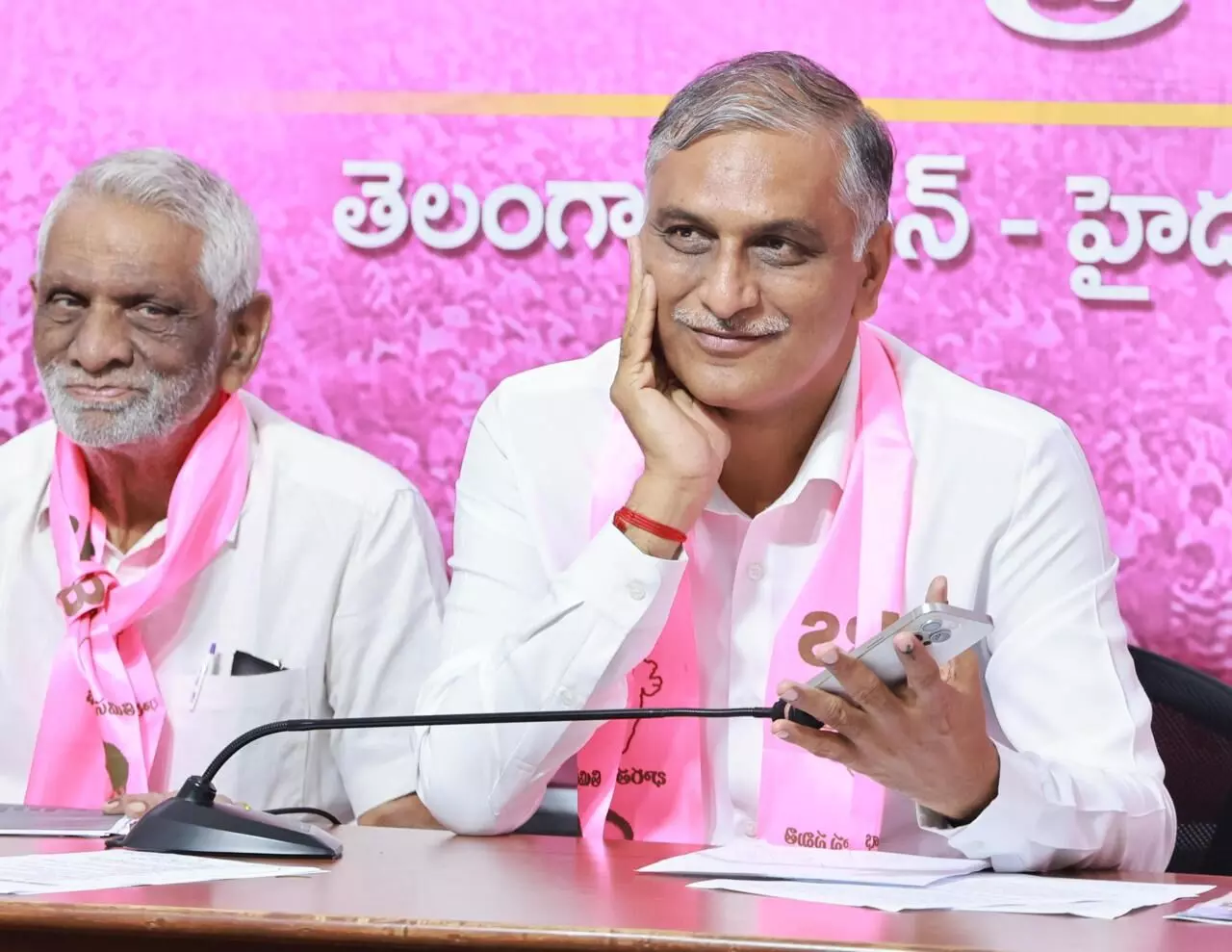 Harish Rao nails Congress Govt’s paddy procurement lies, calls truck driver from press conference