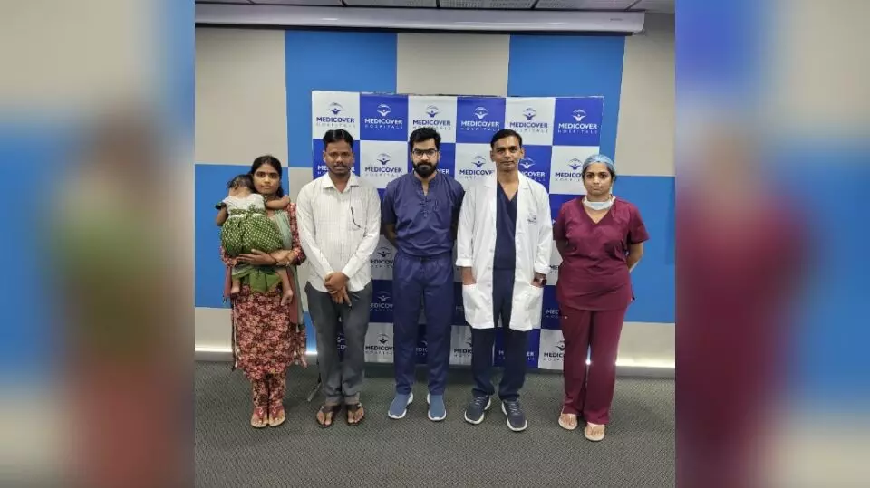 Medicover Hospitals advanced surgery restores mobility in 18-month-old baby in Hyderabad
