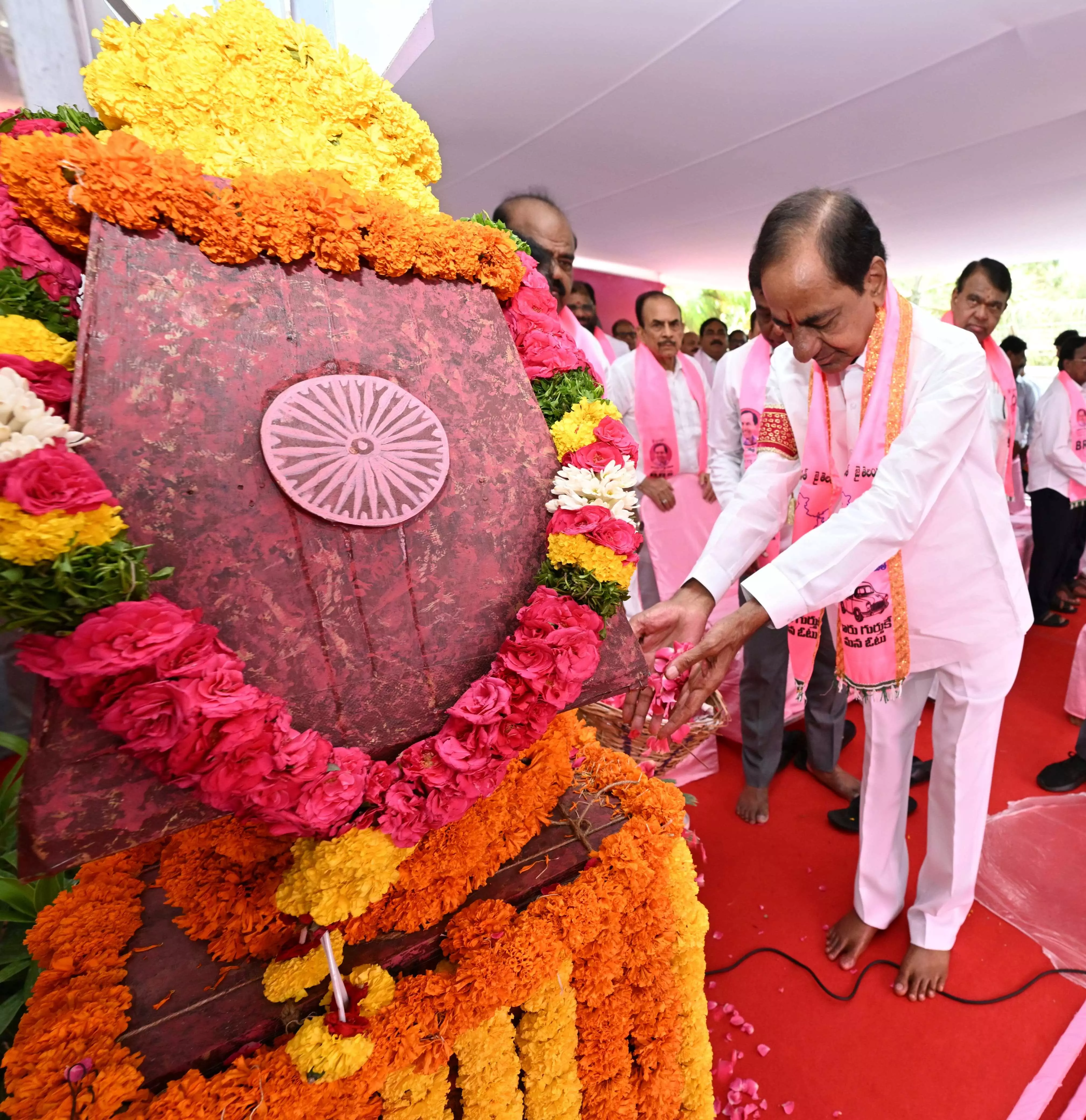 BRS will lead yet another agitation to protect interests of Telangana: KCR on formation day