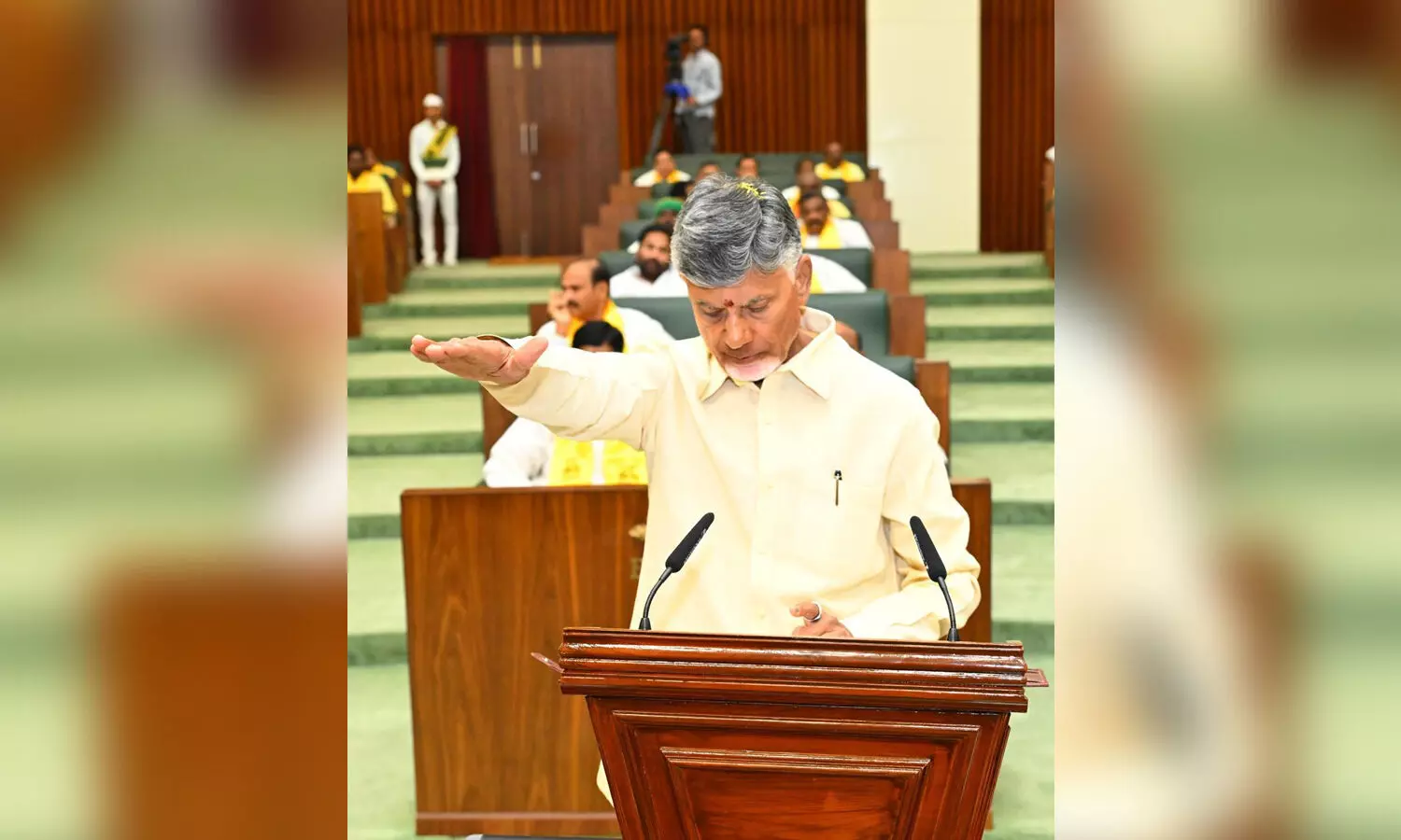 Andhra Pradesh CM Chandrababu Naidu sworn in MLA for ninth time