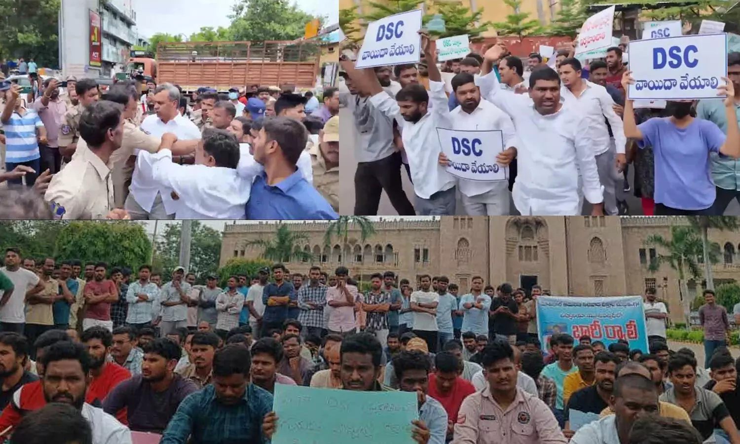 Students, unemployed youth intensify protest against Congress Government across Telangana