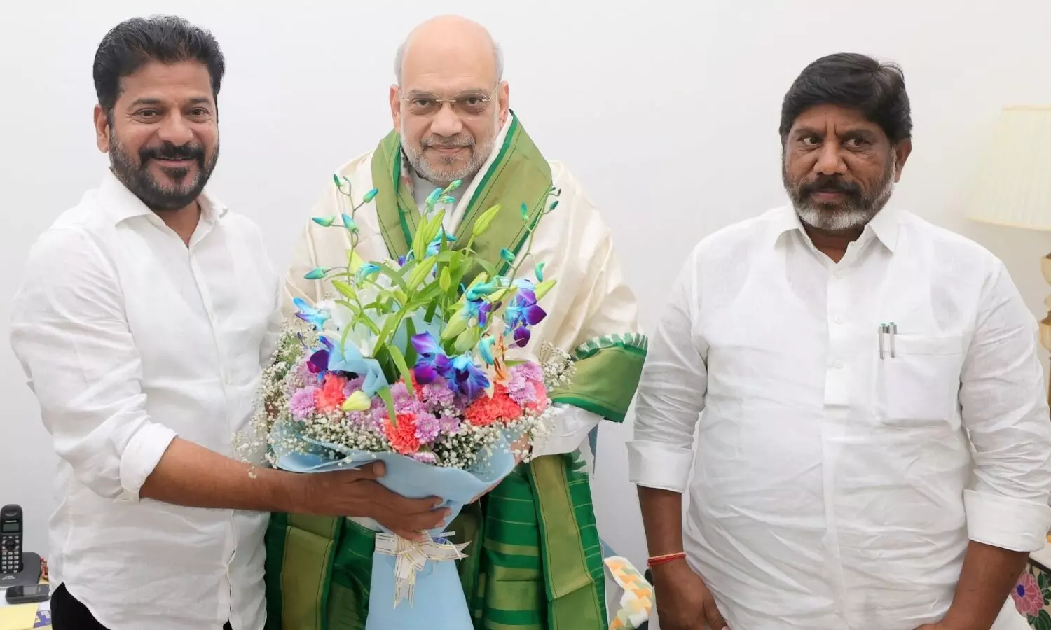 Revanth Reddy meets Amit Shah, seeks additional 29 IPS posts