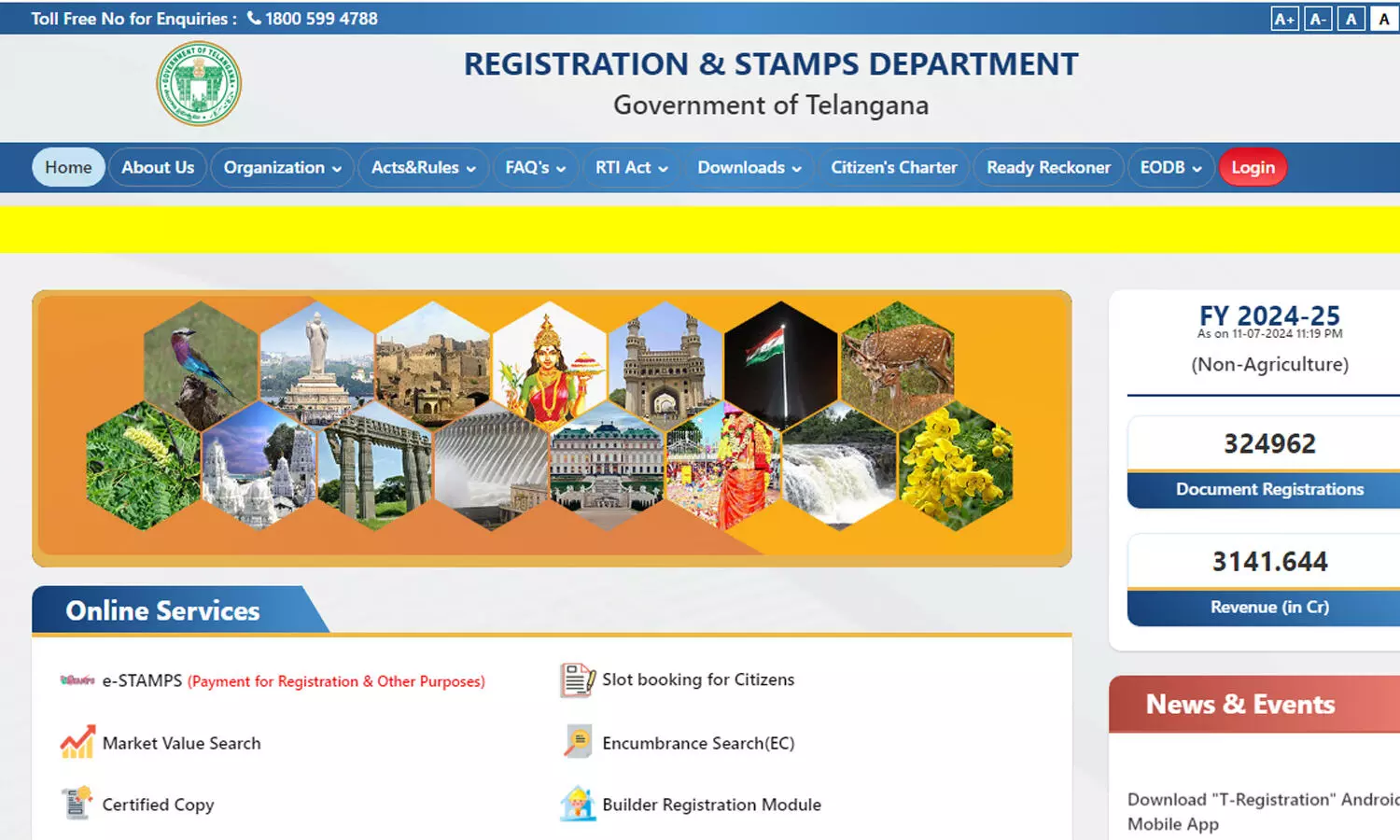 Technical glitch halts registration process across Telangana