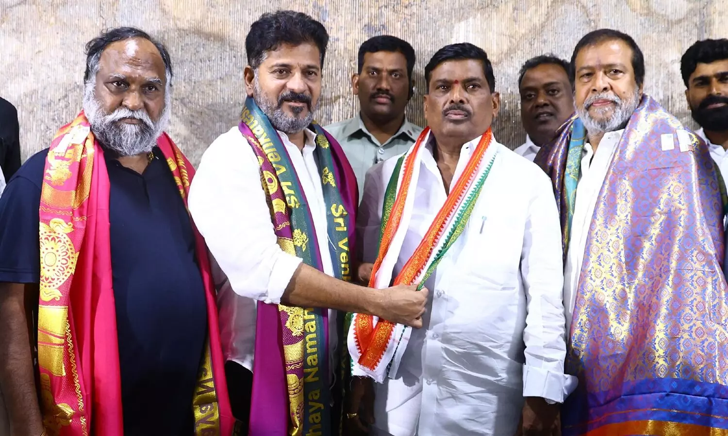 BRS Patancheru MLA Mahipal Reddy joins Congress