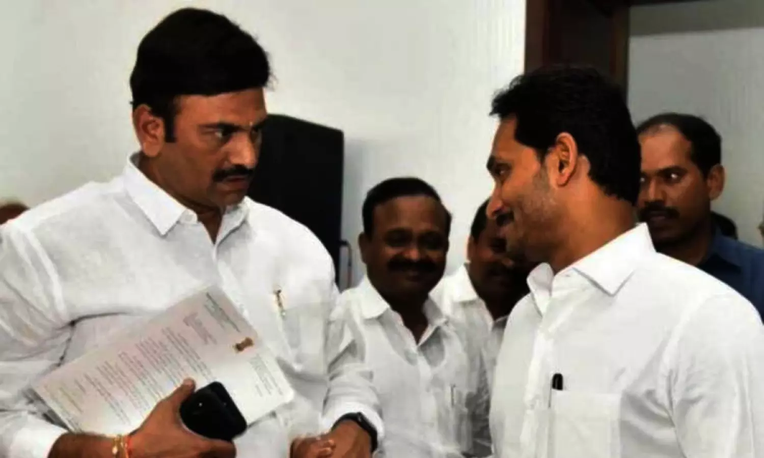 RRR greets YS Jagan in Assembly; latter vows to attend Assembly regularly