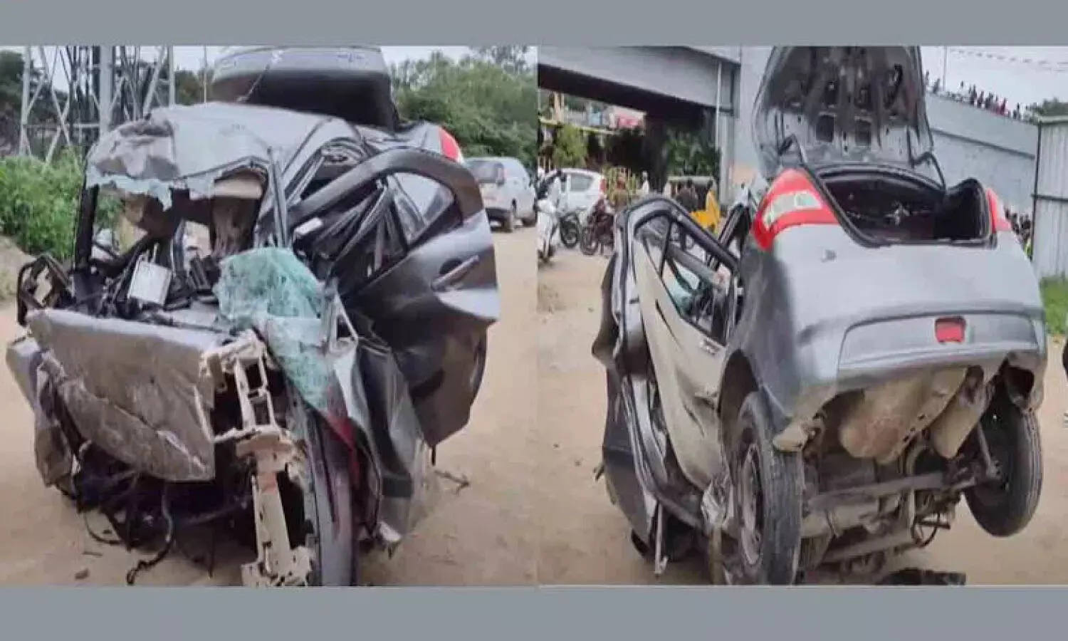 Student killed as car crashes into flyover in Hyderabad