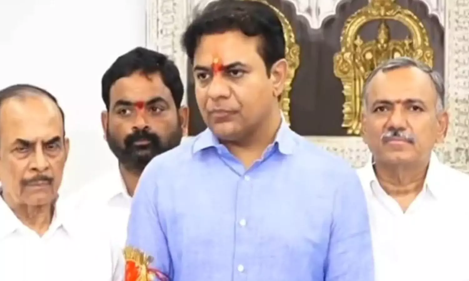 Next, BRS government removes Rajiv Gandhi statue in front of Secretariat: KTR