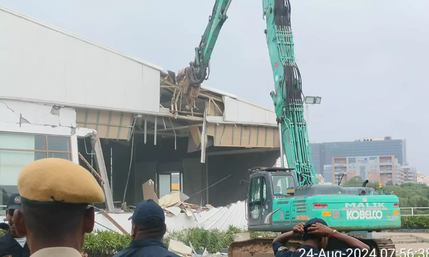 Nagarjunas N Convention demolished over alleged lake encroachment