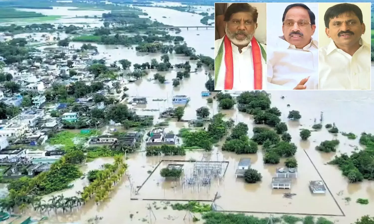 Public criticises ministers for failing to protect Khammam district from floods