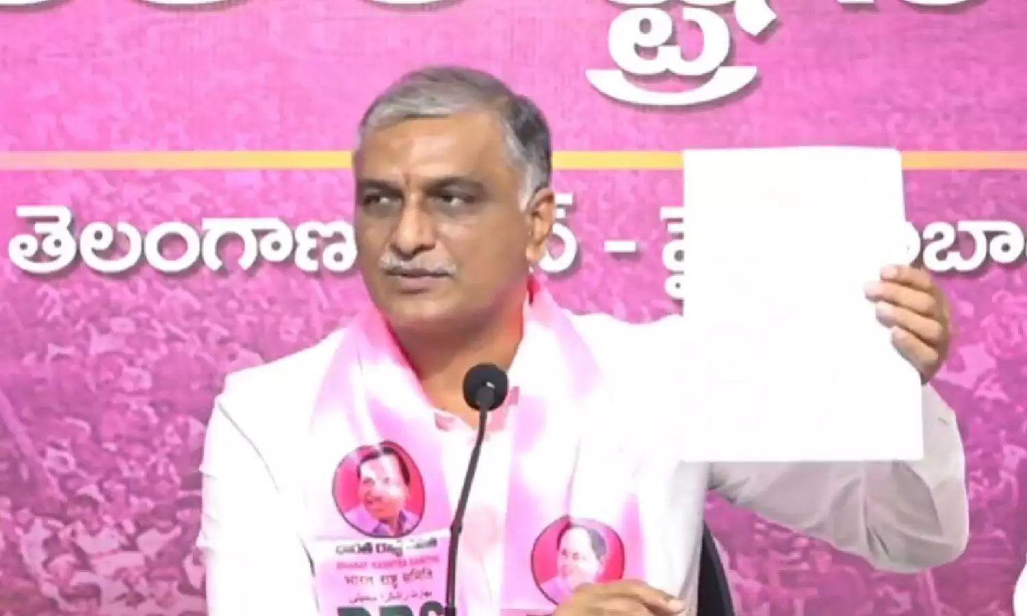 475 farmer suicides under Congress rule, claims Harish Rao